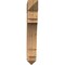 Ekena Millwork Merced Arts & Crafts Rough Sawn Bracket, Western Red Cedar, 6"W x 32"D x 40"H BKT06X32X40MRC03RWR - alternate 3